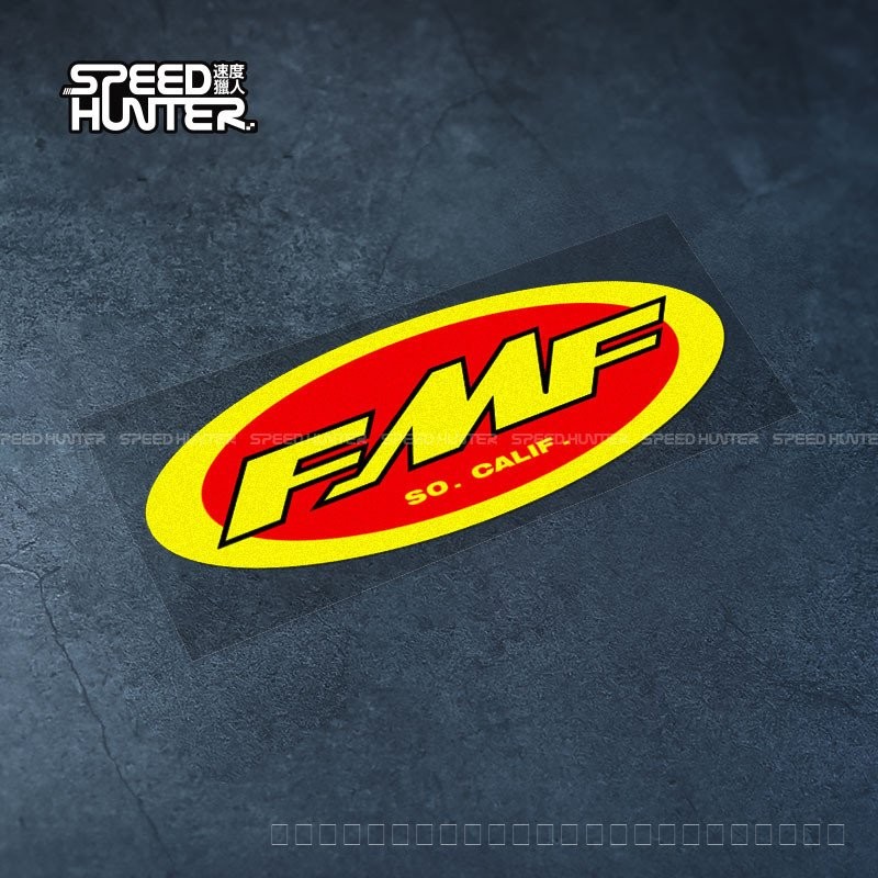 พร้อมสต็อก FMF B ประเภทท่อไอเสียสติกเกอร์รถจักรยานยนต์ดัดแปลงรถสติกเกอร์ Body Scratch สติกเกอร์กันน้ําสะท้อนแสง Decal ราคา ถูกที่สุด ดีลบีเคเค แกลเลอรีภาพที่ 2