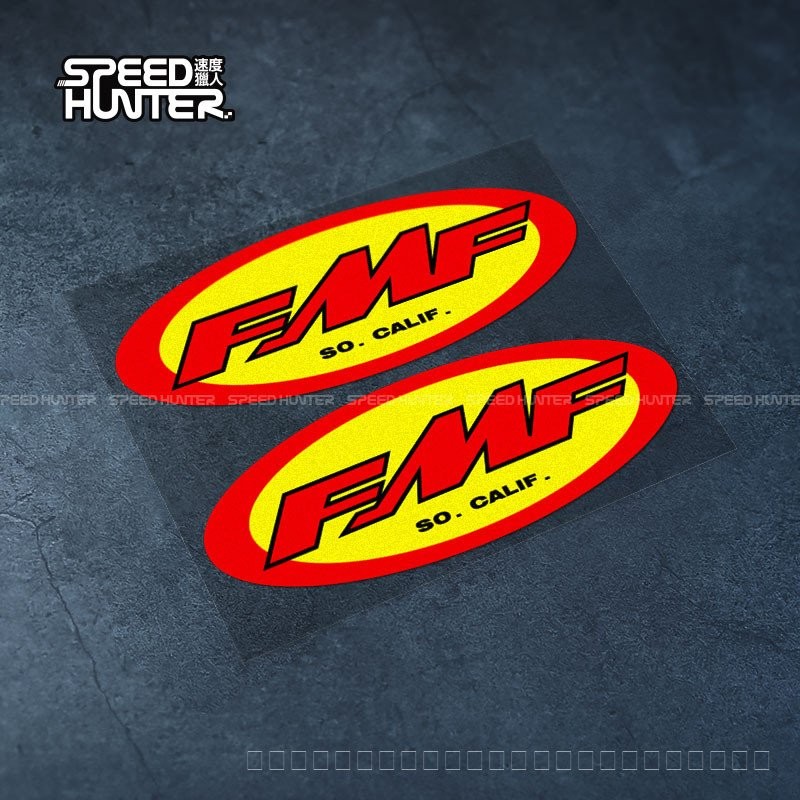 พร้อมสต็อก FMF B ประเภทท่อไอเสียสติกเกอร์รถจักรยานยนต์ดัดแปลงรถสติกเกอร์ Body Scratch สติกเกอร์กันน้ําสะท้อนแสง Decal ราคา ถูกที่สุด ดีลบีเคเค แกลเลอรีภาพที่ 5