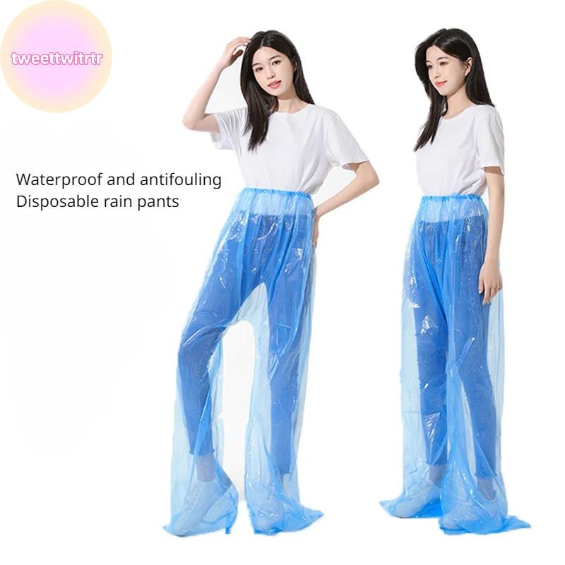 TRWITR กางเกงกันฝนหนา พร้อมเสื้อกันฝน แบบแยกชิ้น กันน้ำได้ดี เหมาะสำหรับการท่องเที่ยวกลางแจ้ง และสวมใส่ง่าย