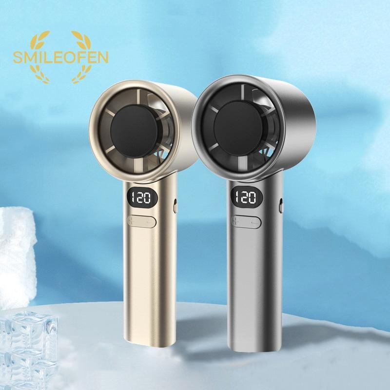 [Smileofen] Portable M11 Handheld Small Fan Powerful 120 Speed Infinitely Variable Speed Student Out