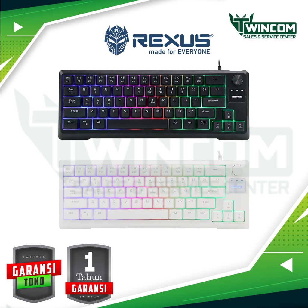 คีย์บอร์ดเกม Rexus Battlefire K65 - การรับประกันอย่างเป็นทางการ K65M