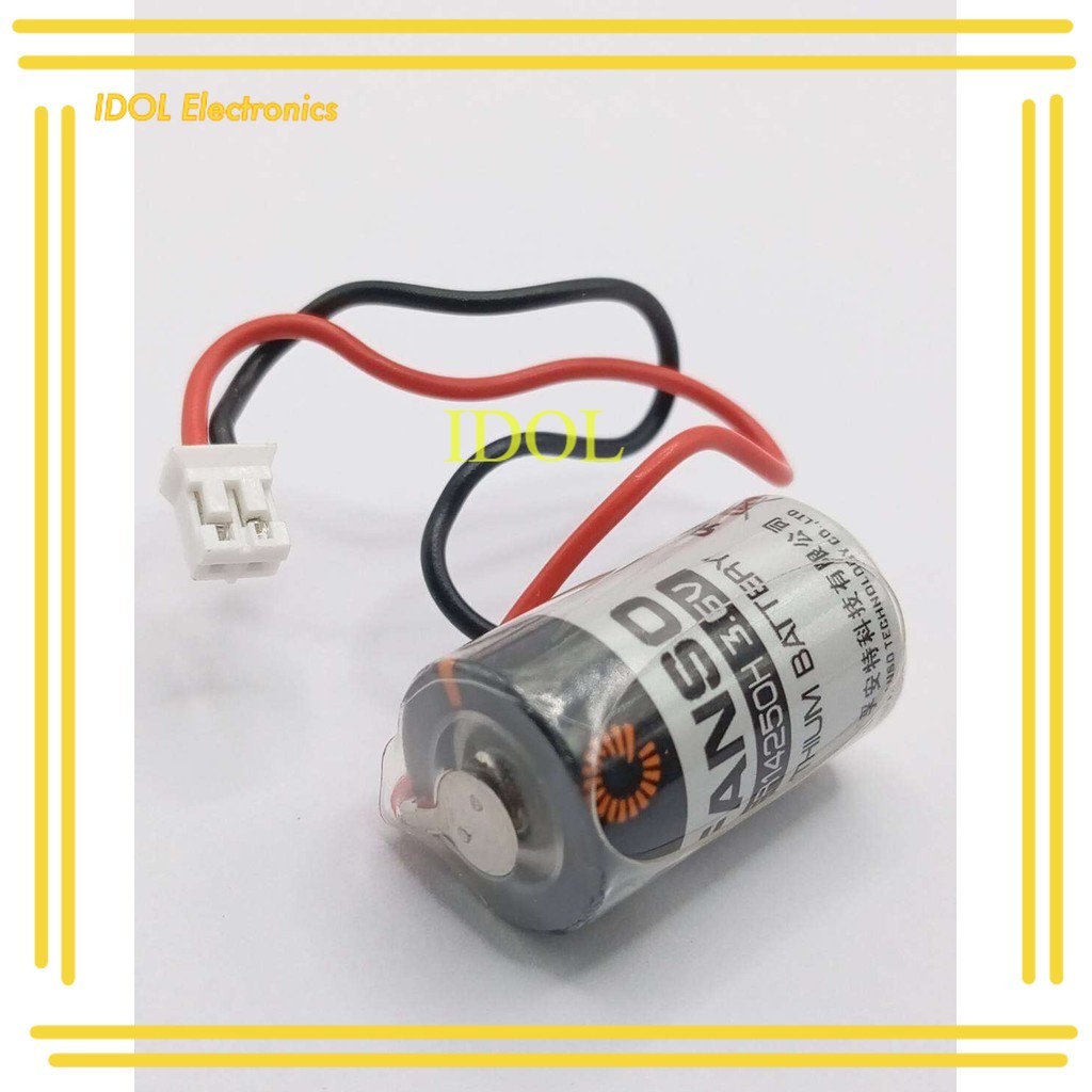 Fu Ante แจ็คขาว ER14250H 3.6V แบตเตอรี่ลิเธียม 1/2AA แบตเตอรี่เครื่องมือ ER14250 KTS LS14250 พร้อมส่