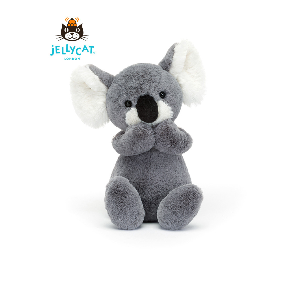 UK jELLYCAT Shy Wombat Soft Plush Baby Soothing ของเล่นตุ๊กตาน่ารัก