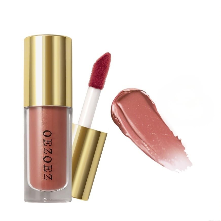 Waterproof Liquid Matte Eyeshadow – สีส้มติดทนนาน, สี Rose Red & Dark Brown (#02 Mauvelous Matte(Sof