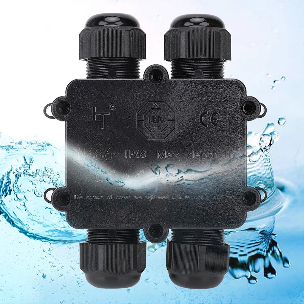 Viptool-th junction Box M686 สายเคเบิลกลางแจ้ง 4-Way H Type Electrical IP68 คะแนนสูงการปิดผนึกที่ดี