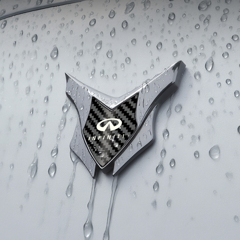 รถโลหะชุบ 3D สติกเกอร์รถรถอุปกรณ์เสริมตกแต่งสติกเกอร์อัตโนมัติสําหรับ Infiniti performance line ipl 