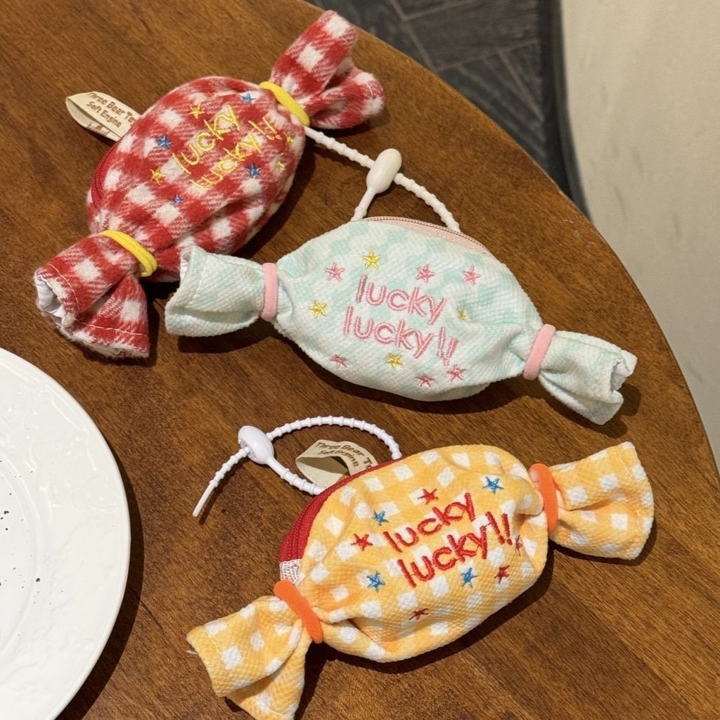 มาการองสไตล์เกาหลี ออกแบบน่ารัก มินิลูกอมและจี้ พร้อมกระเป๋าเหรียญและหูฟัง มัลติฟังก์ชัน