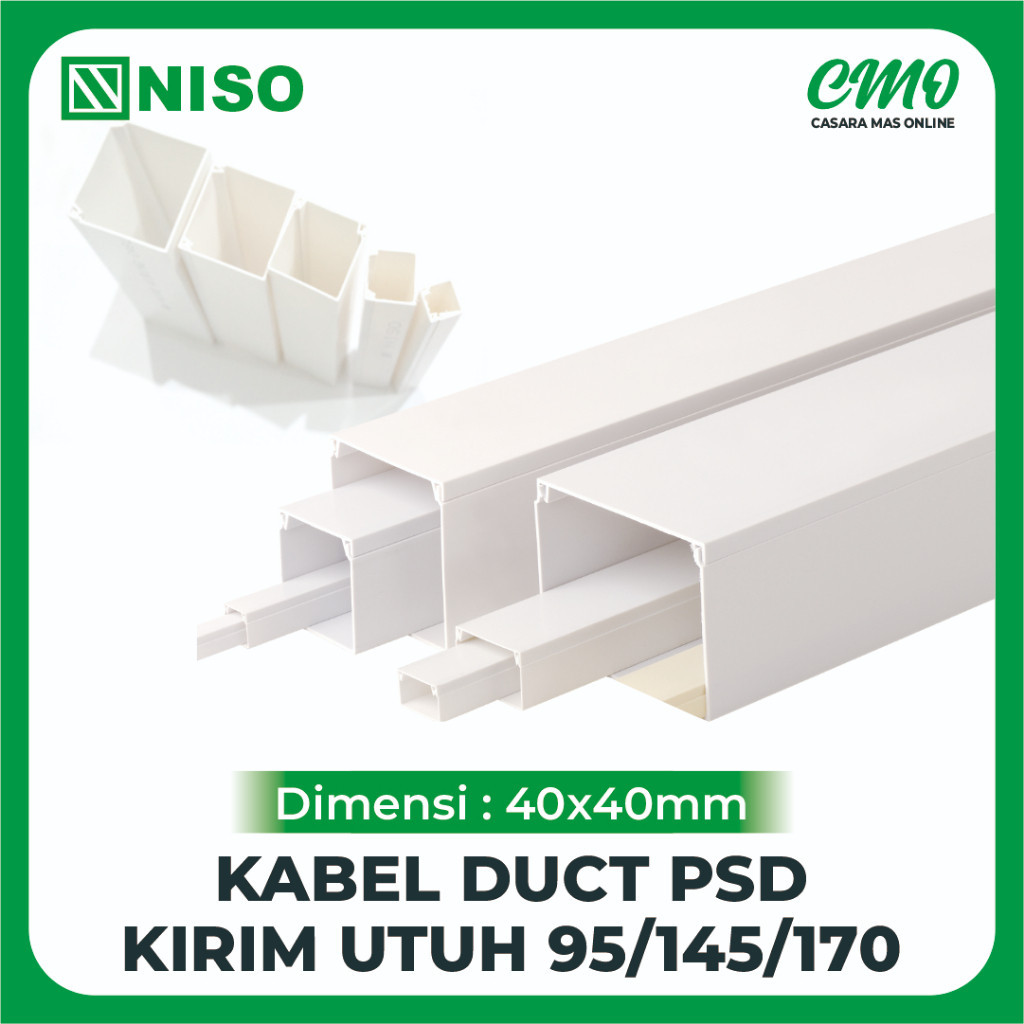 40X40 PSD WHITE DUCT CABLE @2.9M NISO / CUT 2