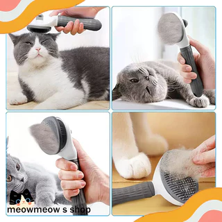 STOCK หวีแมวเฉพาะทาง 🐱 ทำความสะอาดขนลอย ขนหลุดง่าย สำหรับแมวและสัตว์เลี้ยง