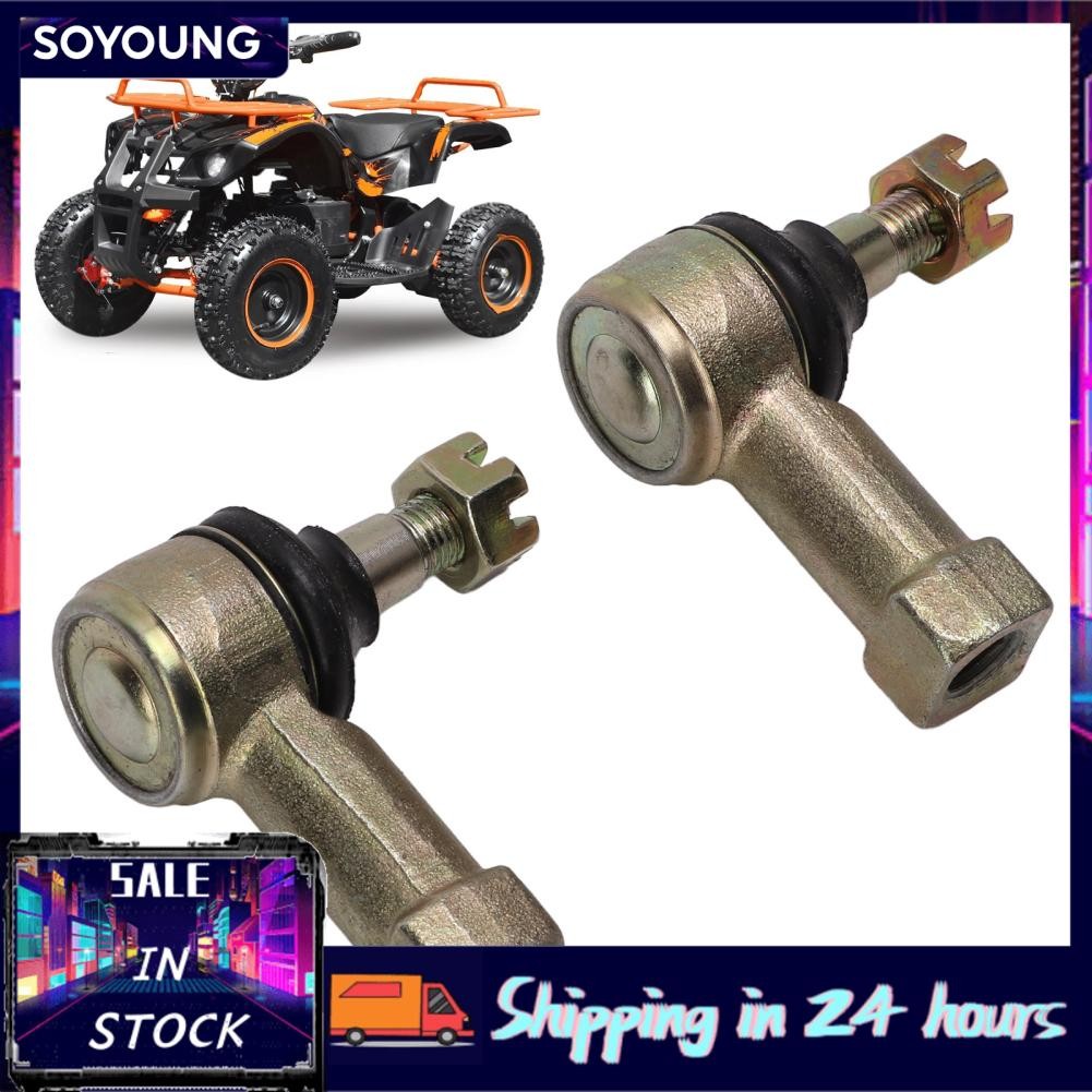 Soyoung Soyoung Tie Rod Ball Joints 2pcs? M10 การเปลี่ยนปลายปรับได้สำหรับเหล็กสี่ล้อไฟฟ้า ATV utv ut