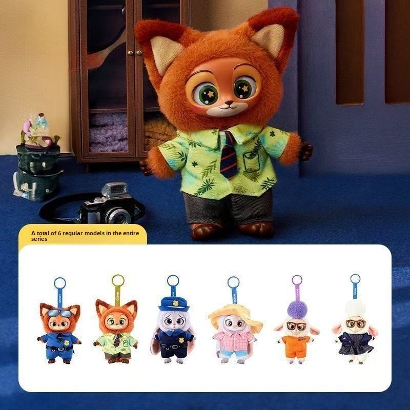 พรีเมี่ยม Disney Zootopia Series ตุ๊กตาไวนิลกล่องตาบอดของเล่นเครื่องประดับ