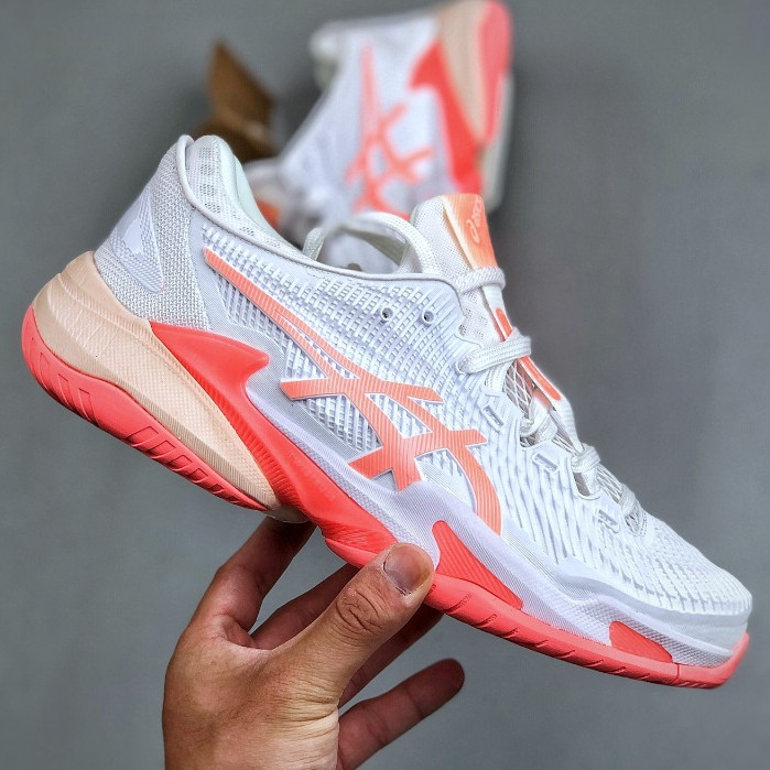 Asics Court FF 3 รองเท้าวิ่งผู้ชายและผู้หญิง Court FF Shock Absorption รองเท้ากีฬา MLBP