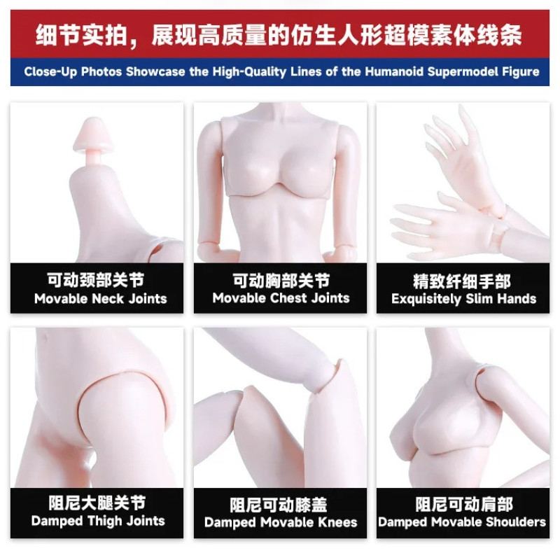 29 ซม.1/6 ตุ๊กตา Body อุปกรณ์เสริมแบนเท้าเปลี่ยนขา Fit Supermodel ตุ๊กตาสีขาว/ปกติ/ Tan Skin Diy Dress Up ของเล่น ราคา ถูกที่สุด ดีลบีเคเค แกลเลอรีภาพที่ 8