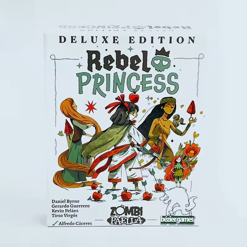 Rebel Princess Deluxe Edition Fast Paced Strategy Board Card Game for Family Fun and Exciting Game N