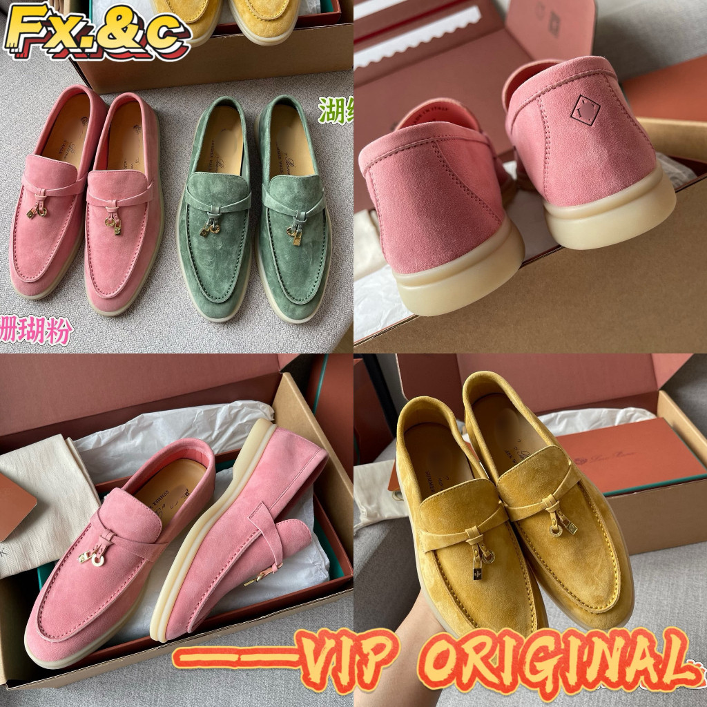 【ก่อนสั่งสอบถาม】ราคา4800 LOP รองเท้าโลฟเฟอร์  Loafers Vip หนังแท้ รองเท้าผู้หญิง size：35-40