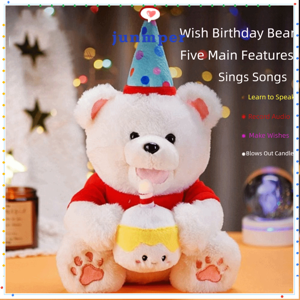 JUNMPER Interactive Huggy Cat,ตุ๊กตาจําลองการออกแบบตุ๊กตาไฟฟ้าที่สมจริง,ฟังก์ชั่นแบบโต้ตอบไฟฟ้าขับเค