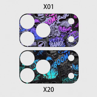[2 ชิ้น] สําหรับ iPhone 17 Pro/17 Pro Max DIY Soft Frosted กล้องสติกเกอร์กระดาษฟิล์ม/การพิมพ์ Graffiti Anti-scratch กล้อง Protector