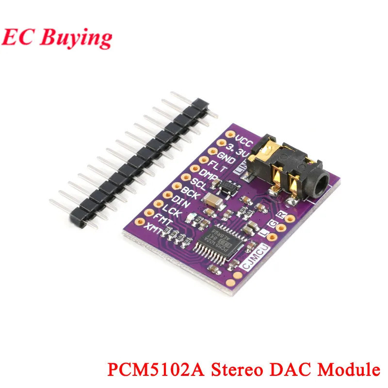 อินเทอร์เฟซ I2S PCM5102A DAC ถอดรหัส GY-PCM5102 I2S Player โมดูลสําหรับ Raspberry Pi hat Format Board ดิจิตอล PCM5102 เสียง