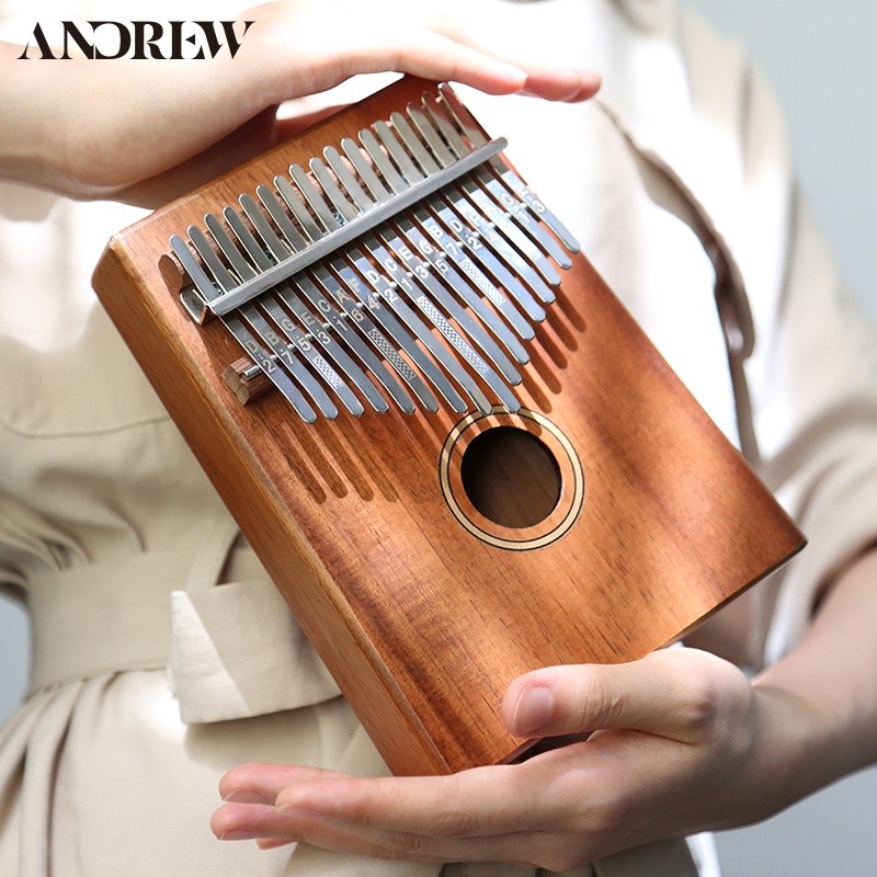 ของแท้ Thumb เปียโน Kalimba เปียโน 17-Tone เริ่มต้น Introductory Kalimba เครื่องดนตรี Five-Thumb เปี