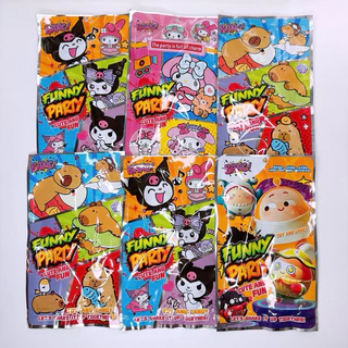 ขนมของเล่นการ์ตูนคิตตี้ คุโรมิ ซานริโอ้ หมีเนย ป๊อปมาร์ท เอลโอเอล เเละ หมูเด้ง <1 เเพค 30 ซอง>