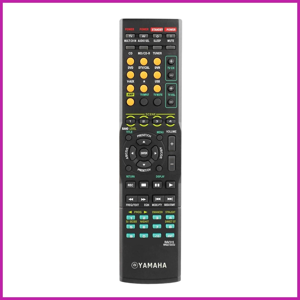 สําหรับYamaha AV Receiver Home Audio HTR-6025 HTR-6030 รีโมทคอนโทรลสําหรับAv Receiver Audio Video Av