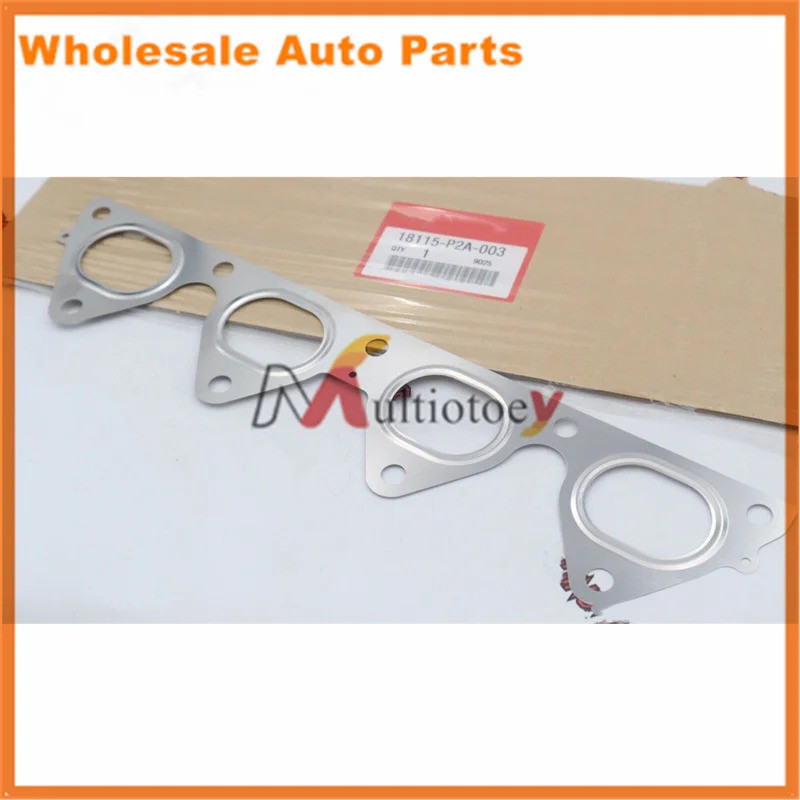 1PCS ปะเก็นท่อไอเสียสําหรับ Honda 96-00 Civic EX Del Sol Si S D16Y7 D16Y8 18115-P2A-003 18115P2A003