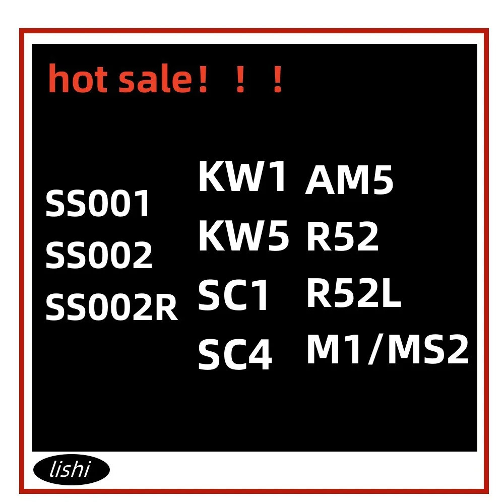Original ถอดรหัส Lishi 2 ใน 1TOOLS SS002pro SC1 SC4 KW1 KW5 ถอดรหัสสําหรับช่างกุญแจซ่อมเครื่องมือสํา