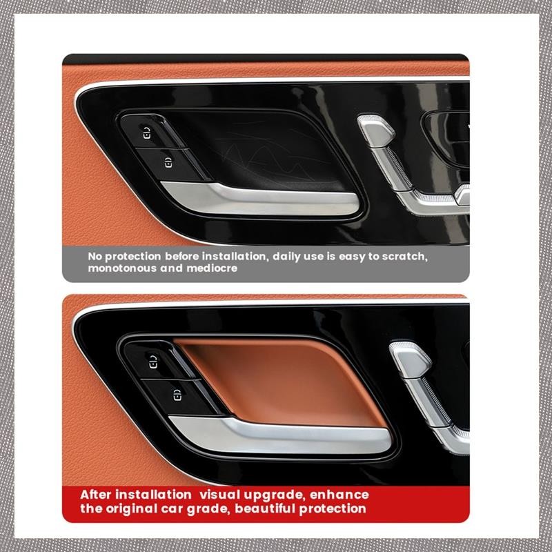 [MLO] 4 ชิ้นมือจับประตูด้านในชามสําหรับ CE W214 S W223 GLC EQE EQS-Class 2021-2024 อุปกรณ์เสริมชิ้นส