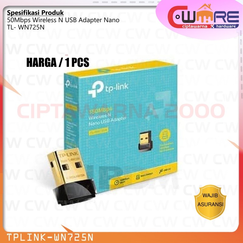 Tp-link tl-wn 725n usb wifi mini