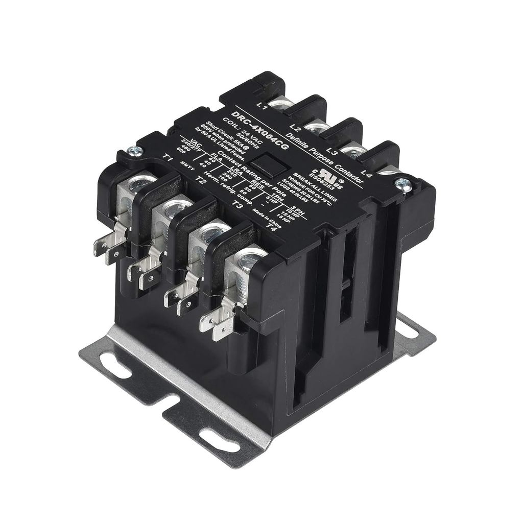 Well-made SUNLEE 4 Pole 40 Amp 50 RES 277V Coil Contactor เหมาะกับ Siemens 42CF25AL แสงความร้อนเครื่