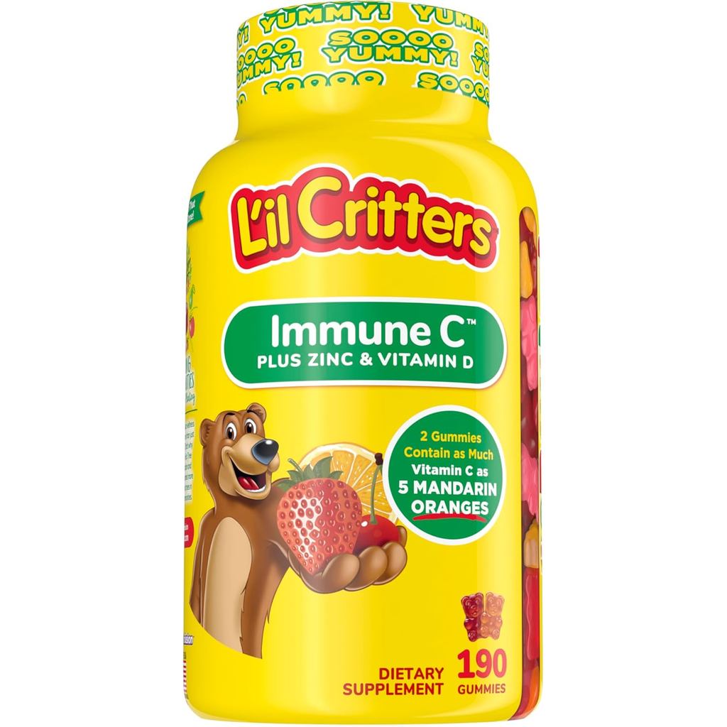 LIl Critters Immune C,190 Gummy Bears