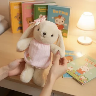 ตุ๊กตากระต่าย ตุ๊กตานุ่ม ของเล่นผ้ากอดนอน ตุ๊กตาหอม ของขวัญเด็กผู้หญิง แต่งห้อง น่ารัก