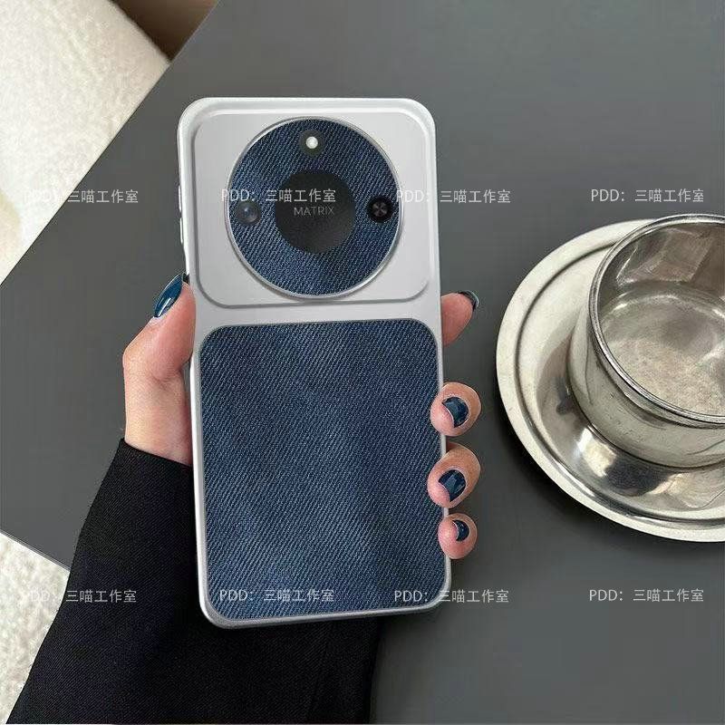 เคสโทรศัพท์สําหรับ Glory magic8pro x70 x60pro 500pro 400 WIN Denim Texture Electroplating รวมทุกอย่า