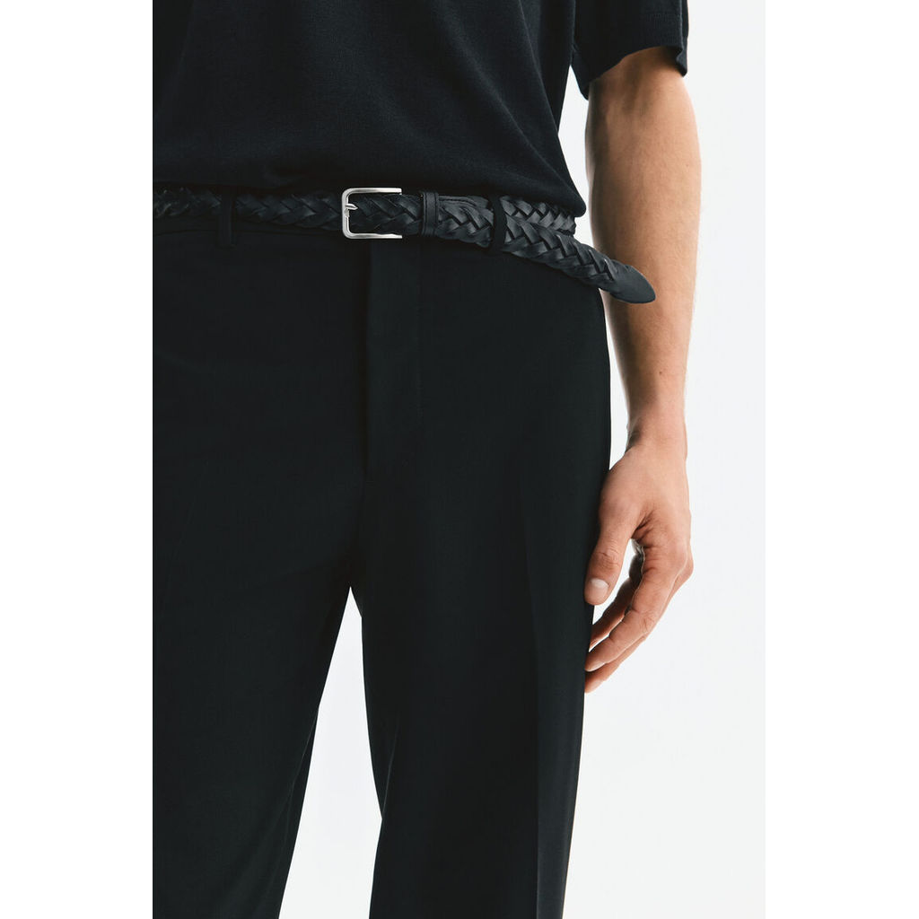 H&M(เอชแอนด์เอ็ม) กางเกงขายาวทรง Slim Fit แบบ Tailored ผู้ชาย 1253395_1