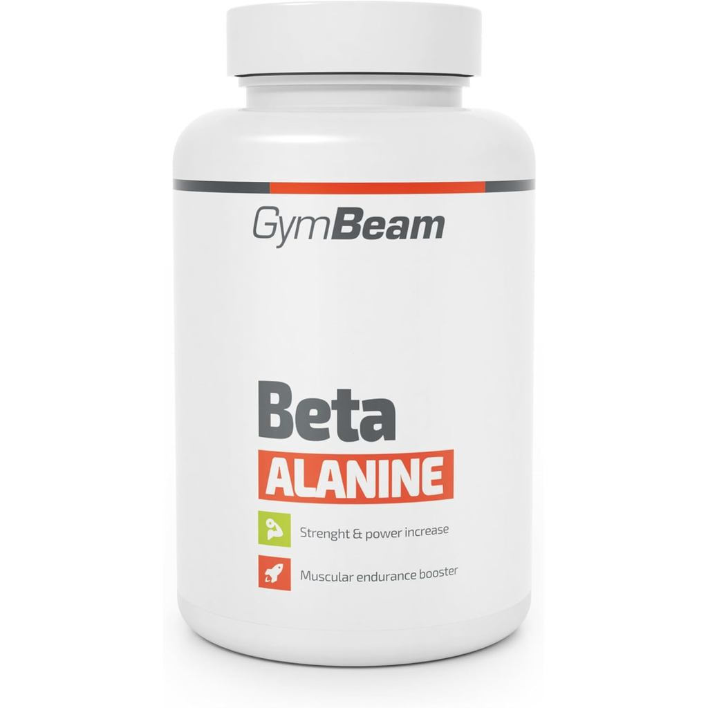 GymBeam Beta Alanine Capsules - อาหารเสริมสําหรับนักกีฬา, Facilitates Lactic Acidosic, Amino Acid Be