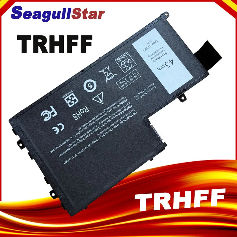 TRHFF แบตเตอรี่แล็ปท็อปสําหรับ Dell Inspiron 15-5547 5547 5548 5545 5542 N5547 N5447 P39F P49G สําหร