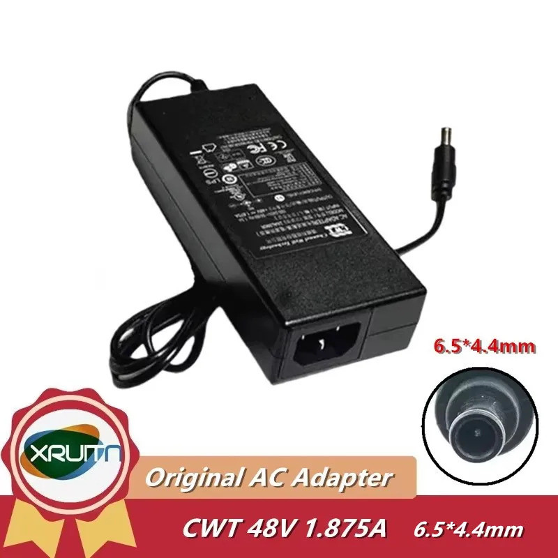Original CWT 2AAL090R 48V 1.875A 90W AC DC Adapter Charger สําหรับ DAHUA POE เครือข่าย Hard Disk Vid