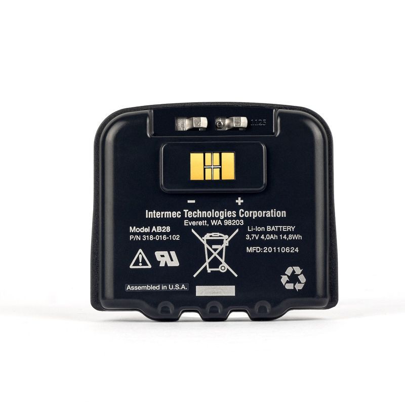 แบตเตอรี่บาร์โค้ด Intermec CN3 E CN4/E ดั้งเดิมใหม่เอี่ยม AB9AB16 318-016-102