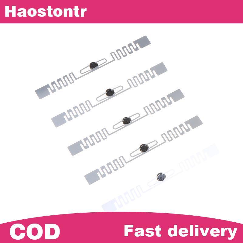 Haostontr RFID Tag UHF 6C Stier 860-960MHZ ป้ายกาวกันน้ําสําหรับไฟหน้ารถอัจฉริยะที่จอดรถ PH