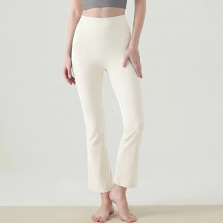 Airactive Leisure Casual Lycra Yoga Sports Pants Flared Pants Cool Fabric High Waist Hip-lifting Cropped Pants