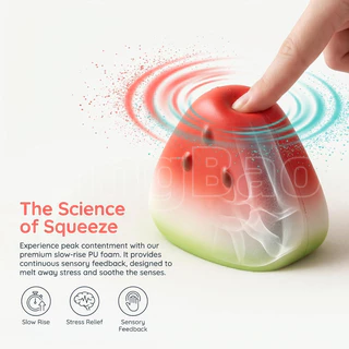 แตงโม Squishy ของเล่นผลไม้ฤดูร้อนช้า Rise นุ่มความเครียดบรรเทา Sensory Fidget กล่องตาบอดของขวัญ