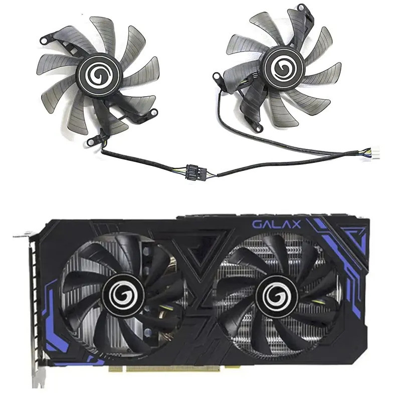 *8MM 4PIN FB09015M12LPA GTX1660 พัดลม GPU เหมาะสําหรับ GALAXY GTX 1660 1660Super 1660TI RTX 2060 206