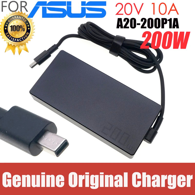 ของแท้ 20V 10A 200W A20-200P1A AC Adapter Charger สําหรับ Asus ProArt P16 H7606WP ROG Zephyrus G16 G