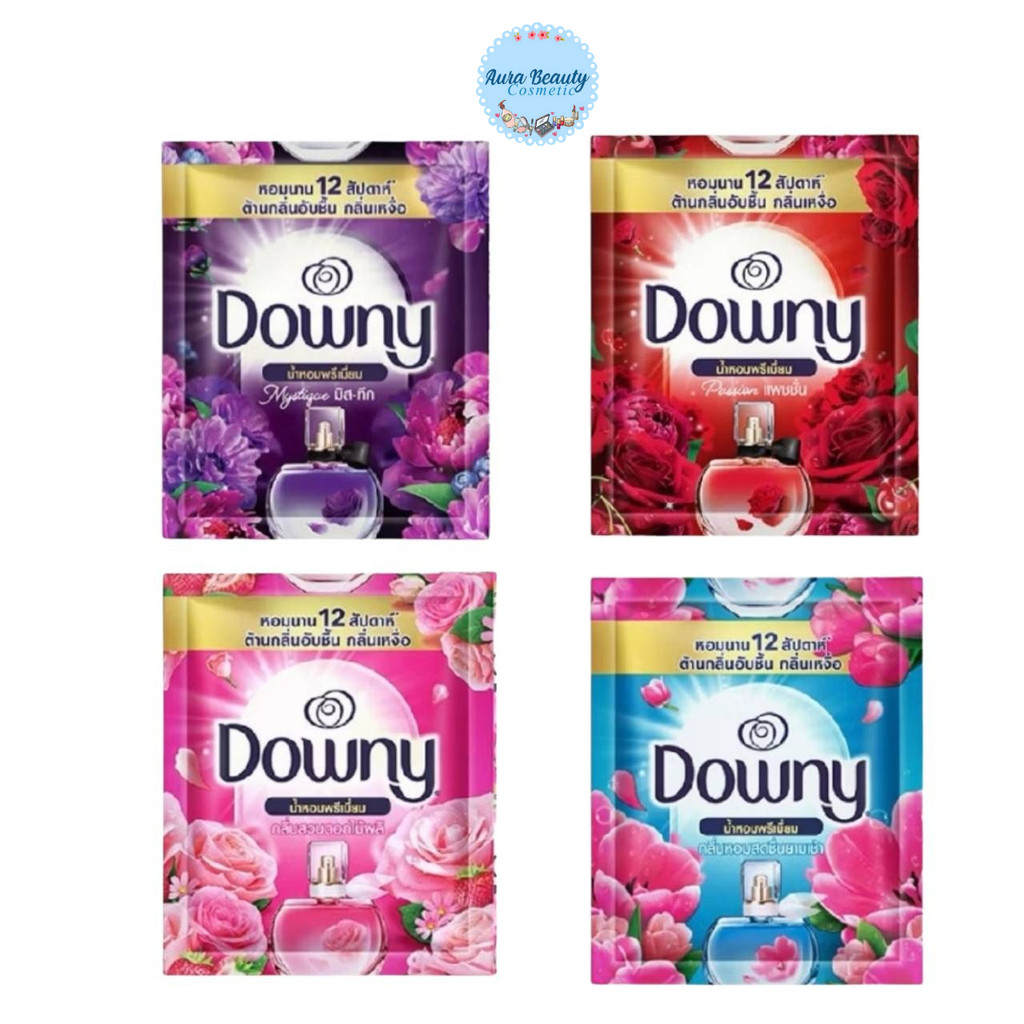 📍 (1ซอง) Downy Fabric Softener 20ml ดาวน์นี่ น้ำยาปรับผ้านุ่ม สูตรหอมสดชื่น ผ้านุ่ม กลิ่นหอมติดผ้า ขนาดพกพา