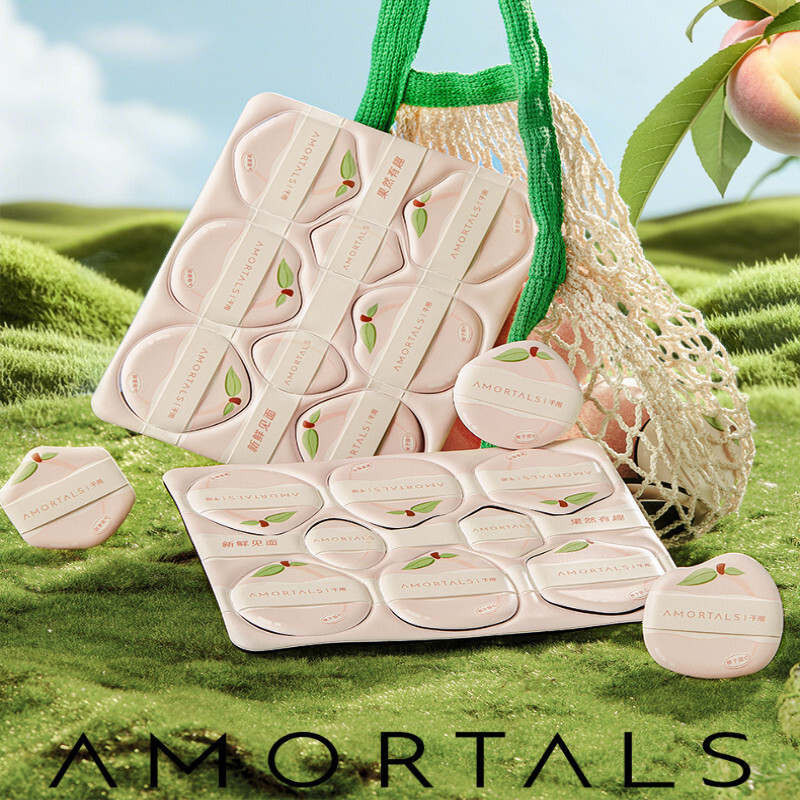 YED8E品⭐AMORTALS แป้งพัฟ ใช้แห้ง แป้งพัฟ ใช้เปียก รวมกัน แต่งหน้า ไข่ โดยไม่ต้อง แป้ง อย่า กิน พัฟ