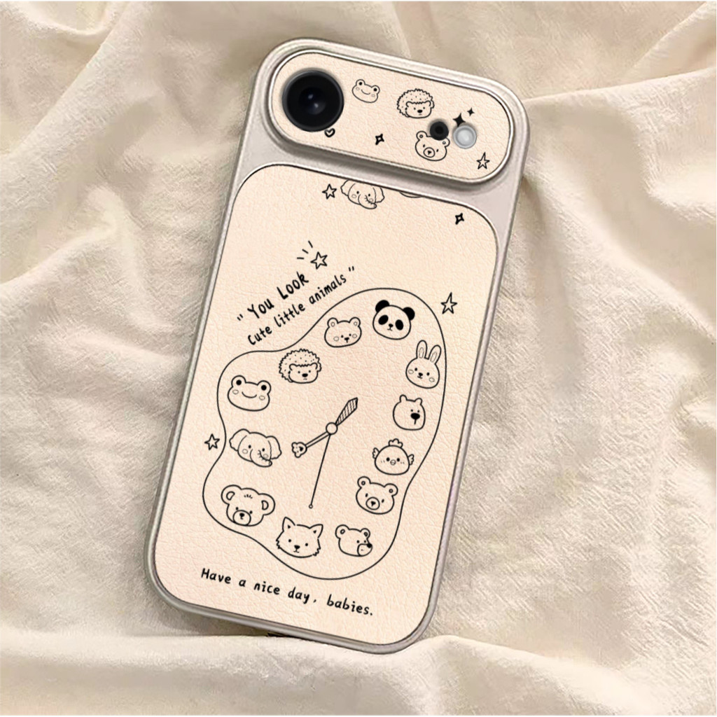 SAMSUNG นาฬิกาสัตว์เคสโทรศัพท์สําหรับSamsung Galaxy A07 A06 M06 F06 A05S M05 A04S A04E M04 A03 Core 
