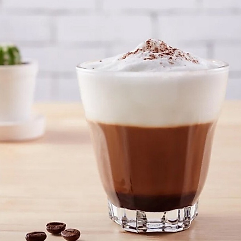 (แพ็ค 3-6ใบ/ชุด) แก้วกาแฟ ชาโบราณ รุ่นปากบานก้นจีบ Latte Piccolo Glass ความจุ 189 ml.