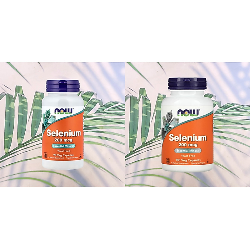 พร้อมส่ง NOW foods Selenium 100mcg ซีลีเนียม ขนาด 100เม็ด