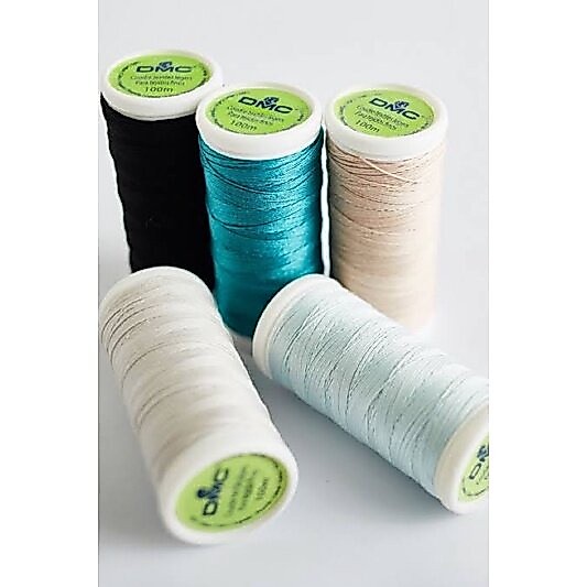 DMC ด้ายเย็บอเนกประสงค์ เบอร์ 60 cotton 100% ยาว 100เมตร รหัส (2001 - 2554)