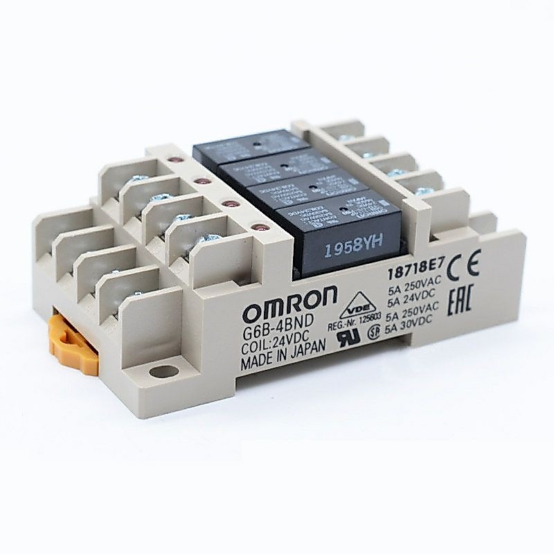 มือ1  G6B-4BND+รีเลย์G6B-1114P   มี 5v 12v และ 24v <<ของแท้>> พร้อมส่งที่ไทย ออกบิลได้ ส่งทุกวัน จ้า